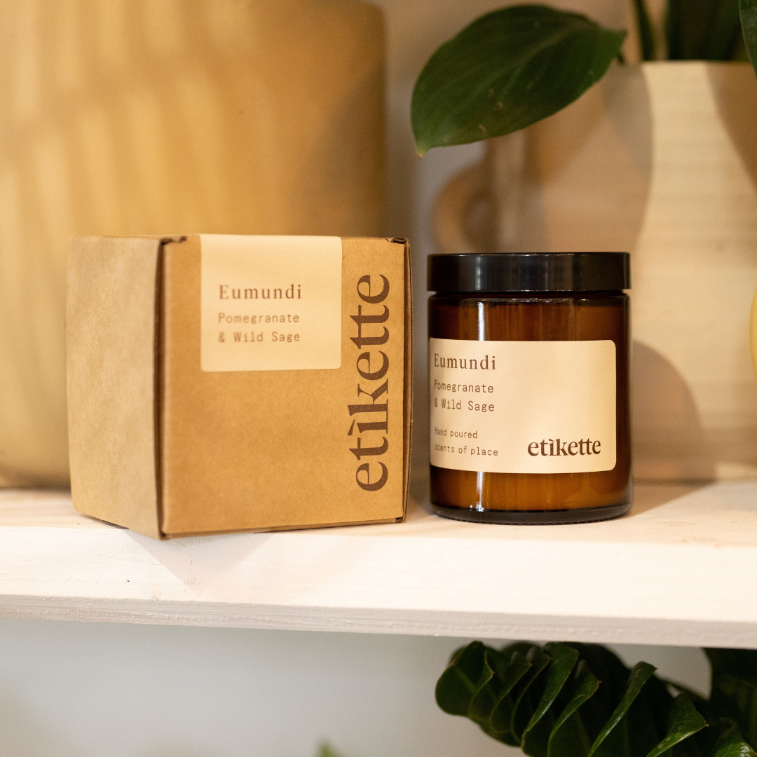 Eumundi Candles & Diffuser in Pomegranate & Wild Sage
