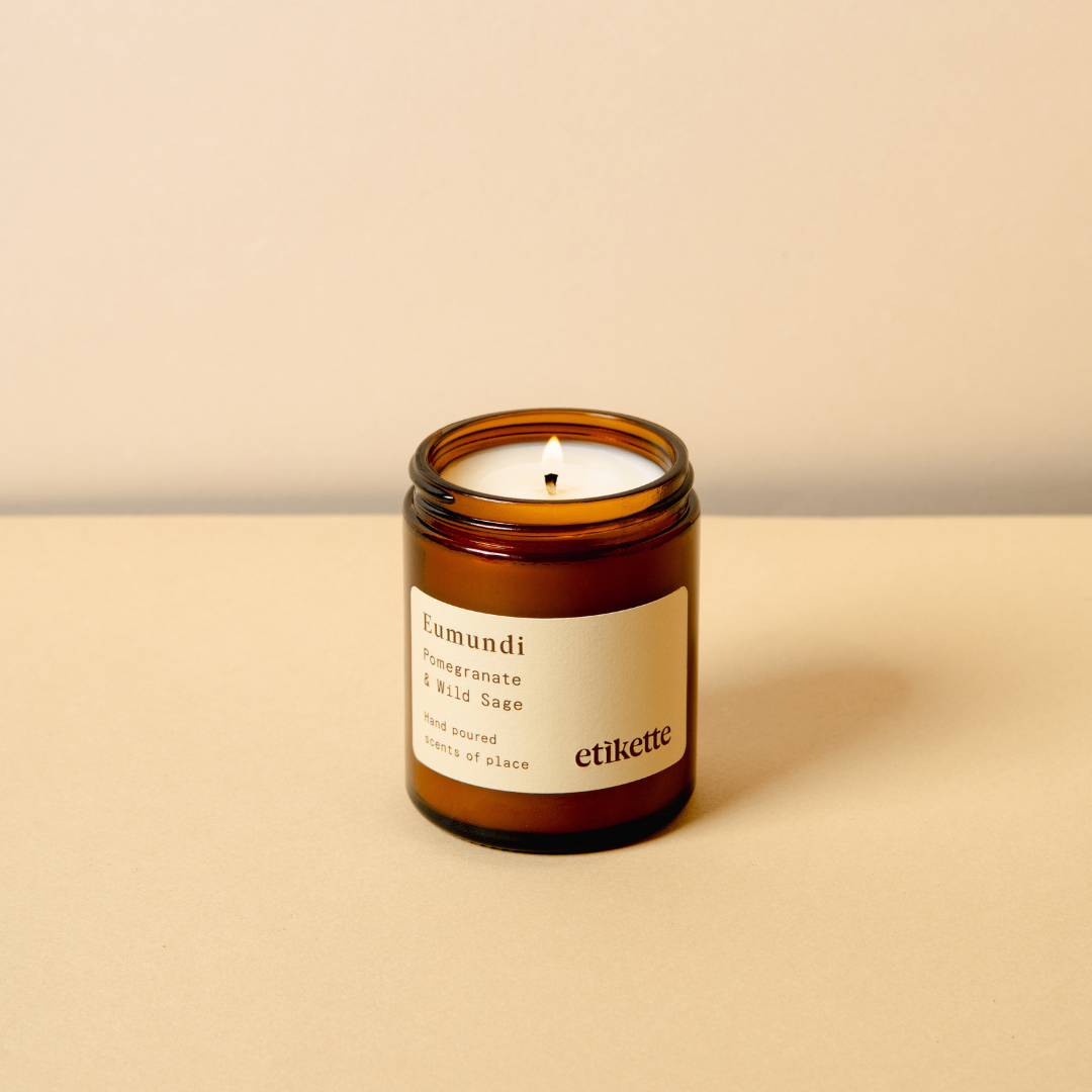 Eumundi Candles & Diffuser in Pomegranate & Wild Sage