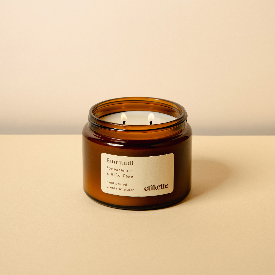 Eumundi Candles & Diffuser in Pomegranate & Wild Sage