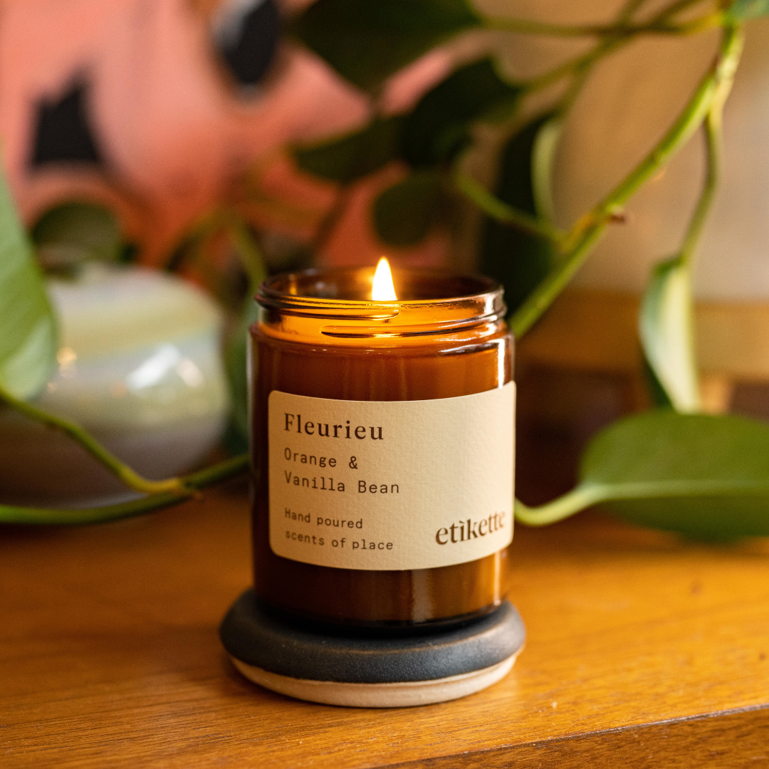 Fleurieu Candles & Diffuser in Orange & Vanilla Bean