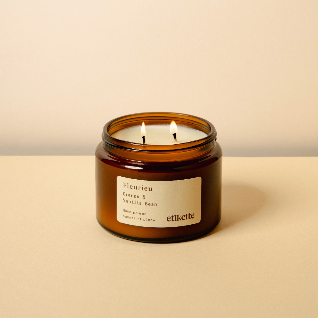 Fleurieu Candles & Diffuser in Orange & Vanilla Bean