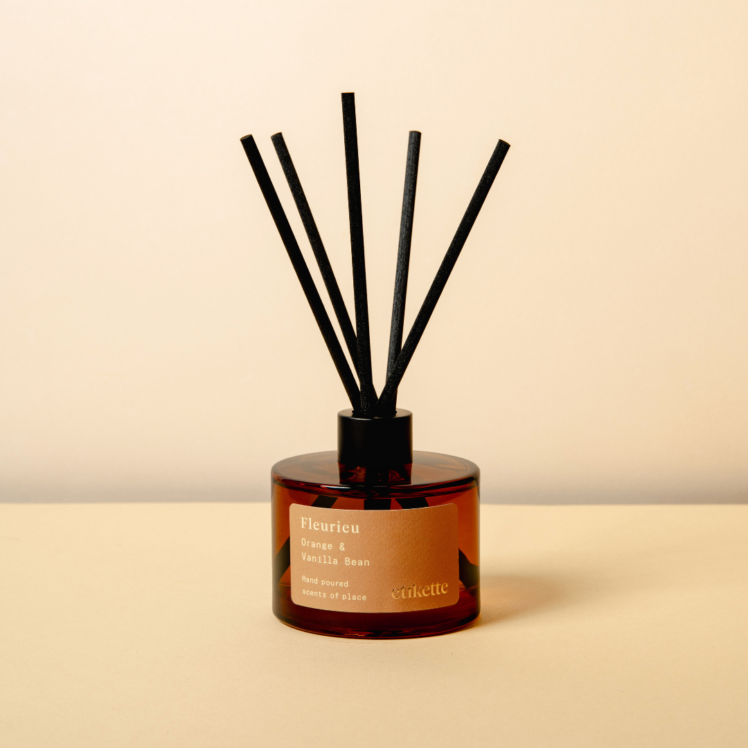 Fleurieu Candles & Diffuser in Orange & Vanilla Bean