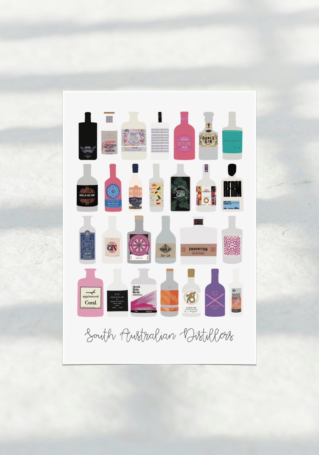 Distillers South Australia Travel Print