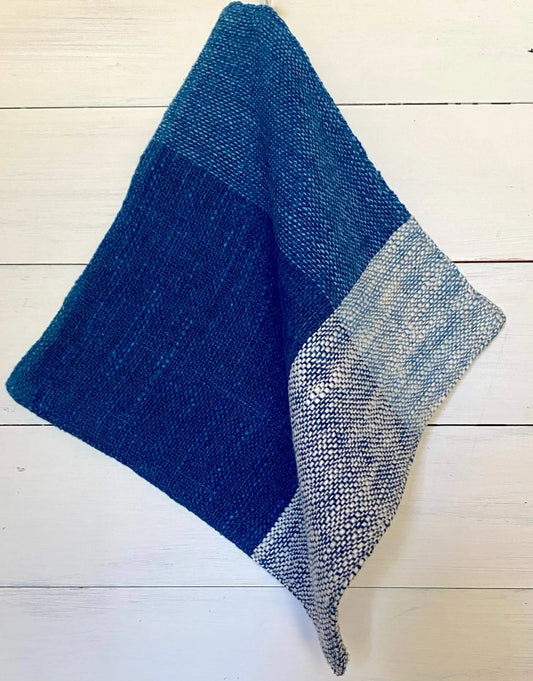 Loom Face Washer- Indigo