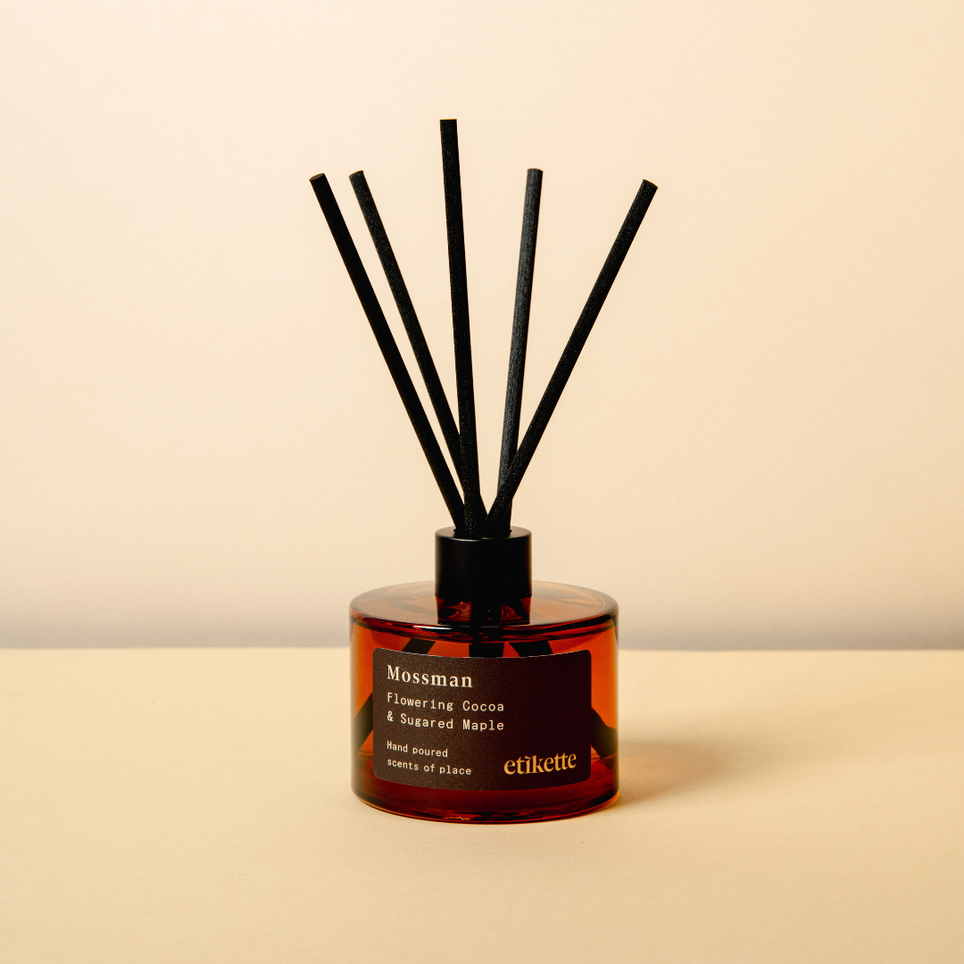 Mossman Candles & Diffuser in Flowering Cocoa & Sugared Maple