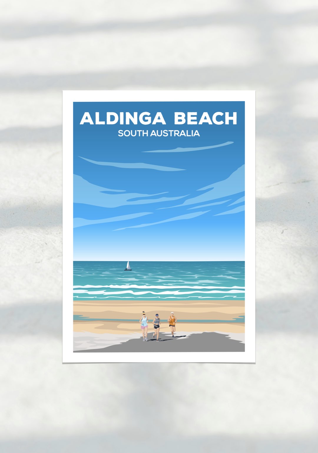 Aldinga Beach Travel Print