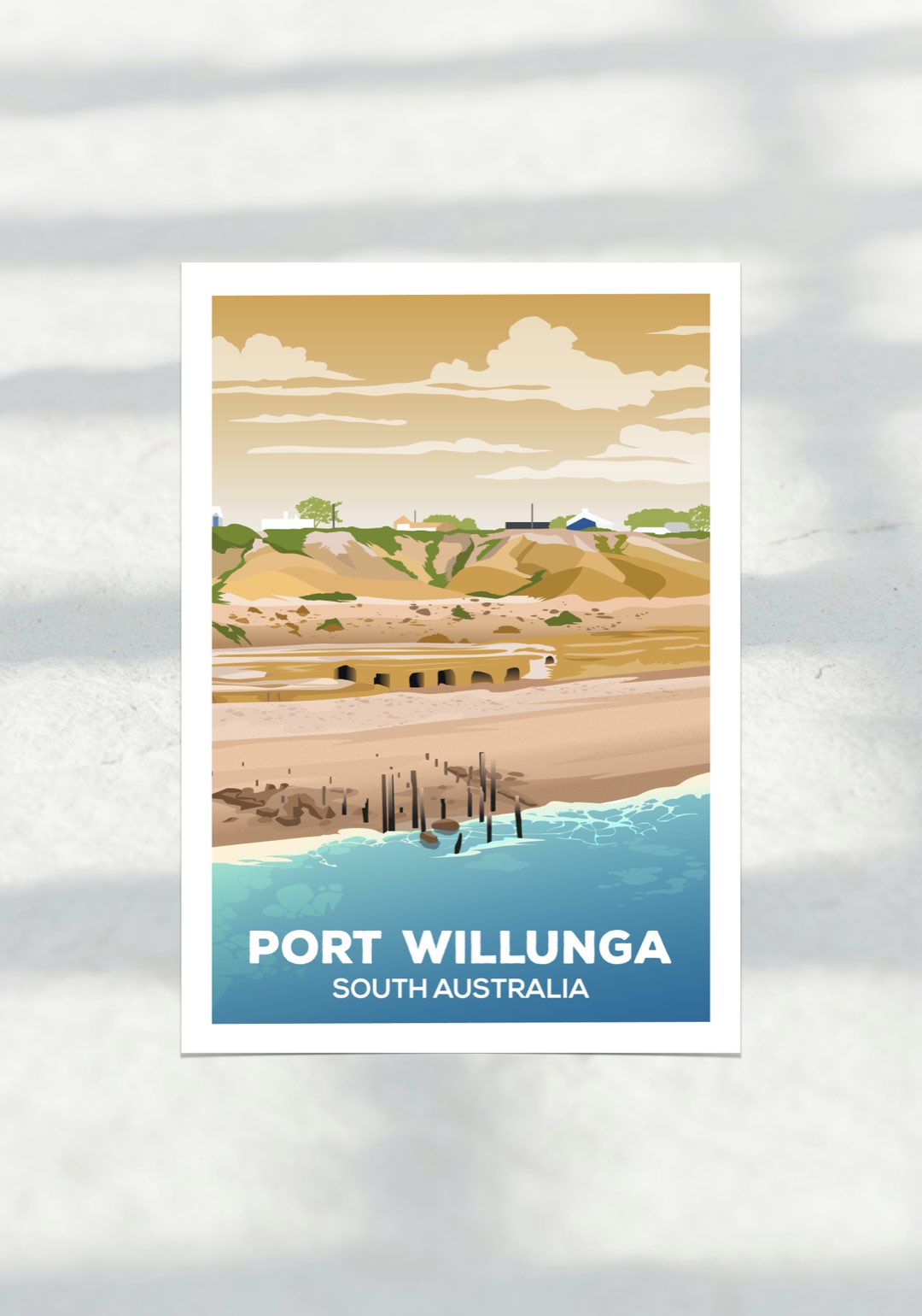 Port Willunga Travel Print