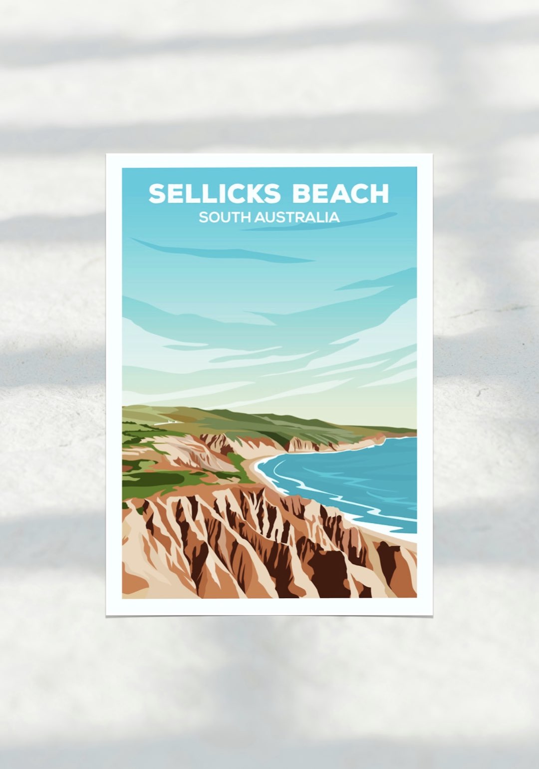 Sellicks Beach Travel Print