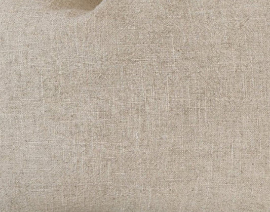 Macey- Reine Linen Cushion 50 x 50cm - Natural with Black Border