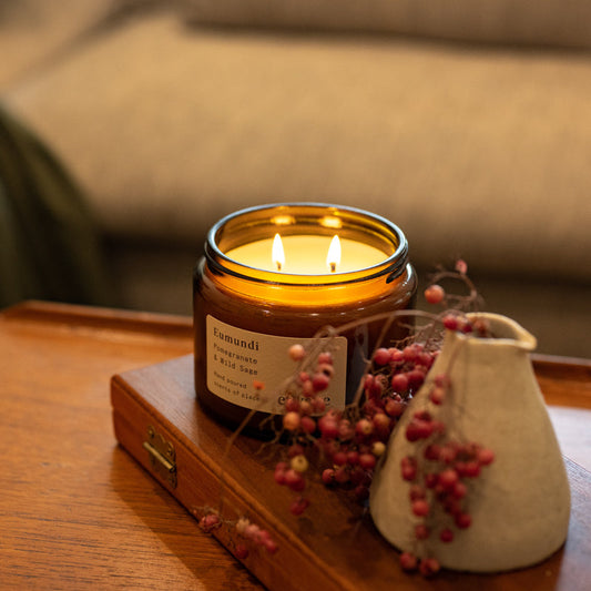 Eumundi Candles & Diffuser in Pomegranate & Wild Sage
