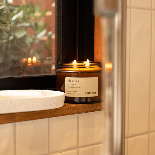 Fleurieu Candles & Diffuser in Orange & Vanilla Bean