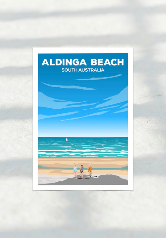 Aldinga Beach Travel Print