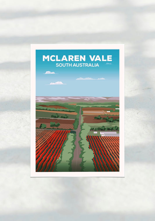 McLaren Vale Travel Print