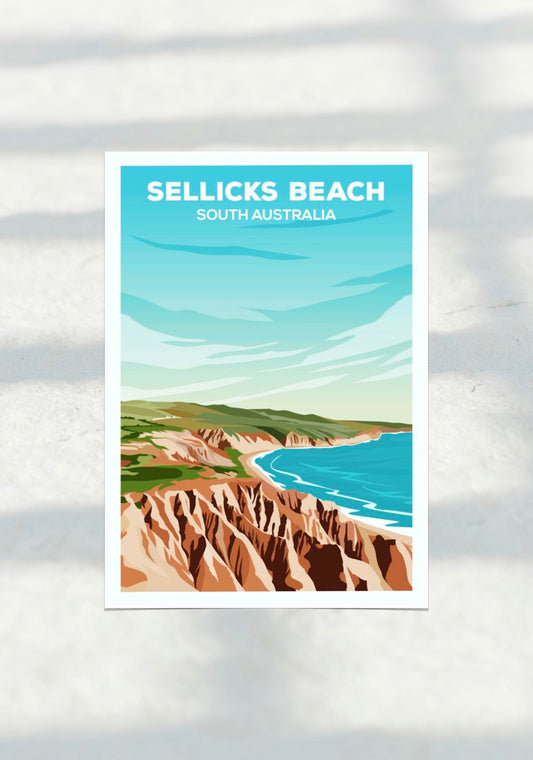 Sellicks Beach Travel Print